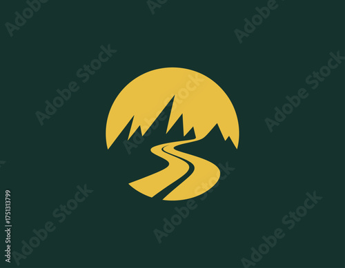 This image showcases a winding road leading towards a setting sun behind majestic mountains, encapsulating the beauty of nature and the adventure it invites.