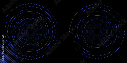 Halftone gradient. A speckled gradient, spraying fine dots and halftones of the background vector.eps 10.