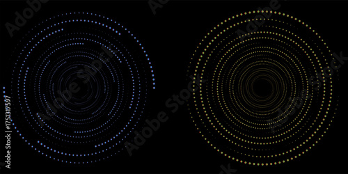 Halftone gradient. A speckled gradient, spraying fine dots and halftones of the background vector.eps 10.