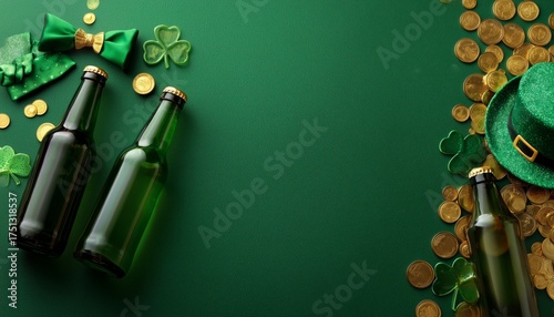 Celebrating St Patricks Day With Green Drinks and Festive Decorations