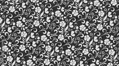 Seamless Flower Pattern | Elegant Floral Background Design for Fabric, Wallpaper, and Branding