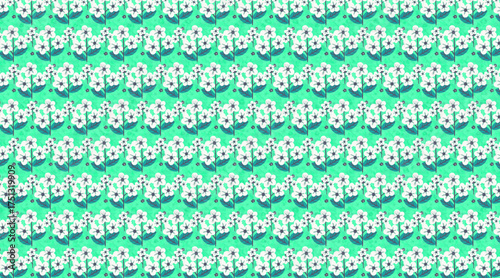 Seamless Flower Pattern | Elegant Floral Background Design for Fabric, Wallpaper, and Branding