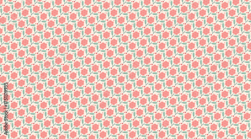 Seamless Flower Pattern | Elegant Floral Background Design for Fabric, Wallpaper, and Branding
