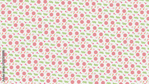 Seamless Flower Pattern | Elegant Floral Background Design for Fabric, Wallpaper, and Branding