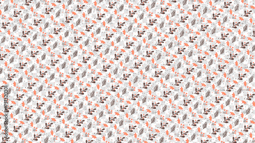 Seamless Flower Pattern | Elegant Floral Background Design for Fabric, Wallpaper, and Branding