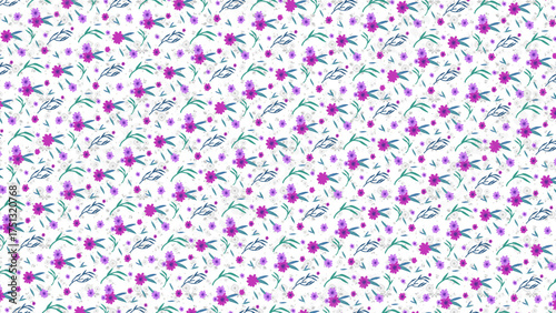 Seamless Flower Pattern | Elegant Floral Background Design for Fabric, Wallpaper, and Branding