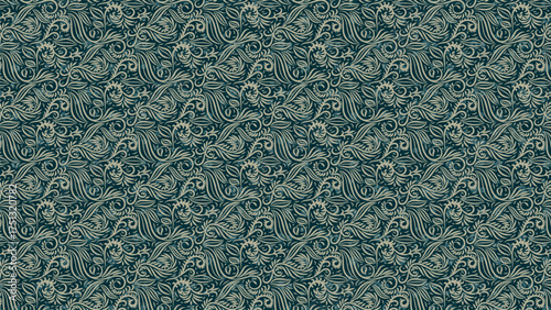 Seamless Flower Pattern | Elegant Floral Background Design for Fabric, Wallpaper, and Branding