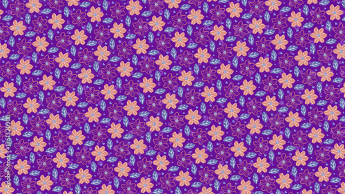 Seamless Flower Pattern | Elegant Floral Background Design for Fabric, Wallpaper, and Branding