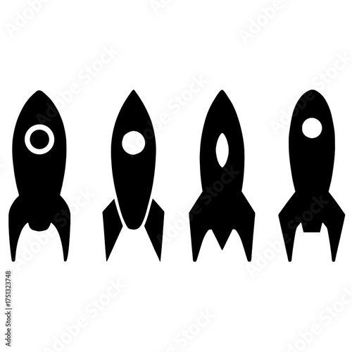 space rocket vector