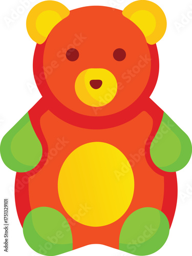 gummy bear clip art on transparent background