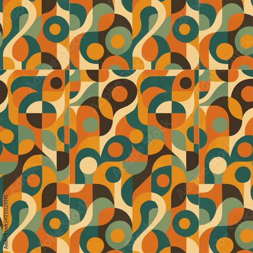 Modern seamless pattern with clean lines and stylish symmetry. Ideal for textiles, wallpapers, packaging, and contemporary surface design.