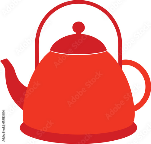 tea kettle clip art on transparent background