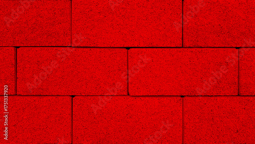 Brick tile wall background and texture.
