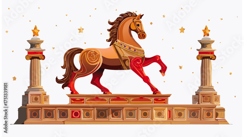 Horse Vector Collection – Realistic, Fantasy, and Logo Style Horse Illustrations