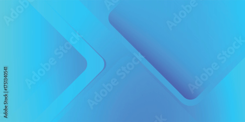 Abstract banner design with blue geometric background. Blue banner background. Vector abstract graphic
