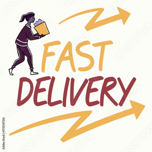 Fast delivery deliver on time icon vector 