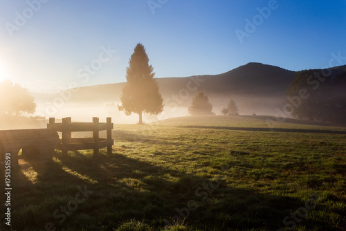 alba meravigliosa al centro equestre di Pratoni del vivaro. Roma