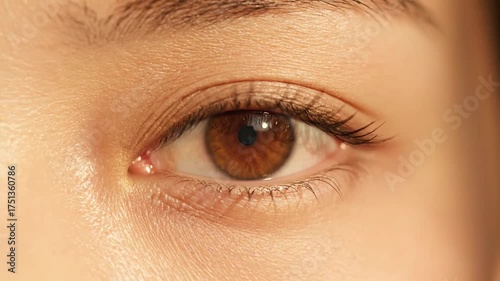 Close-up of a brown eye