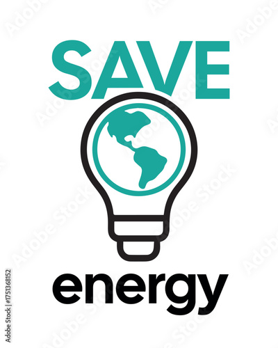 Global Energy Conservation Graphic – High-Quality Vectorial Stock Image