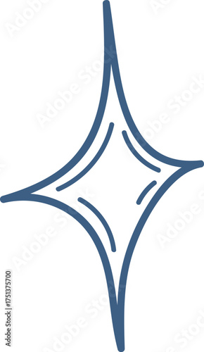 Abstract Starburst Sketch