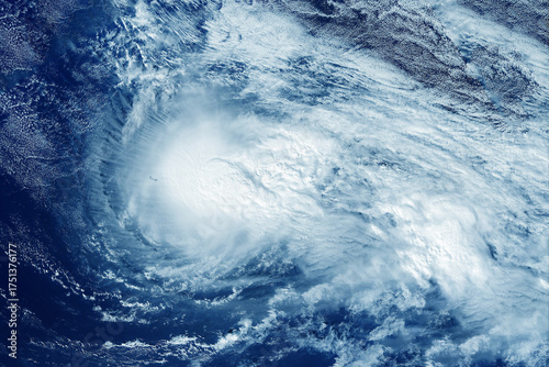 Typhoon, hurricane from space. Elements of this image furnished by NASA
