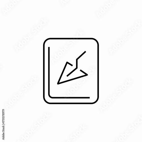 concrete construction icon sign vector