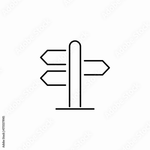 local directions icon sign vector