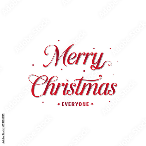 Merry Christmas and Happy New Year greeting card with different elements. New Year hand drawn ink pen calligraphy isolated on white. Typography template for winter holiday,for print,holiday banner.