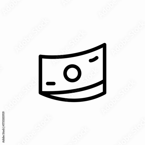 cash pile icon sign vector