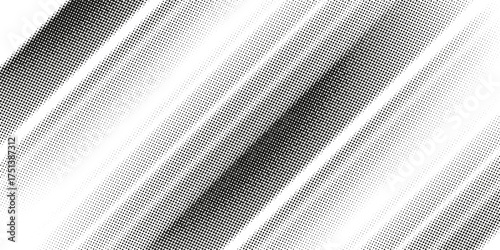 Vintage style abstract halftone texture black backdrop design