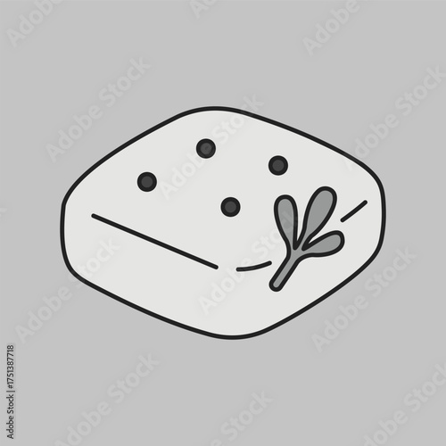 Fresh Baked Italian Focaccia Bread Icon