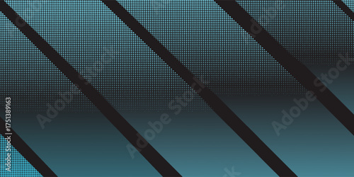 Red diagonal geometric shape with halftone. Modern fiber textured vector