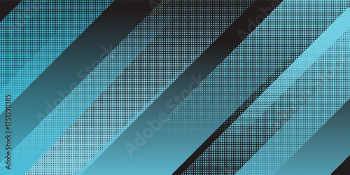 Red diagonal geometric shape with halftone. Modern fiber textured vector