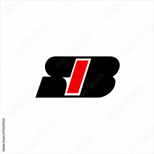 The SIB or S1B letter logo design is simple and elegant.