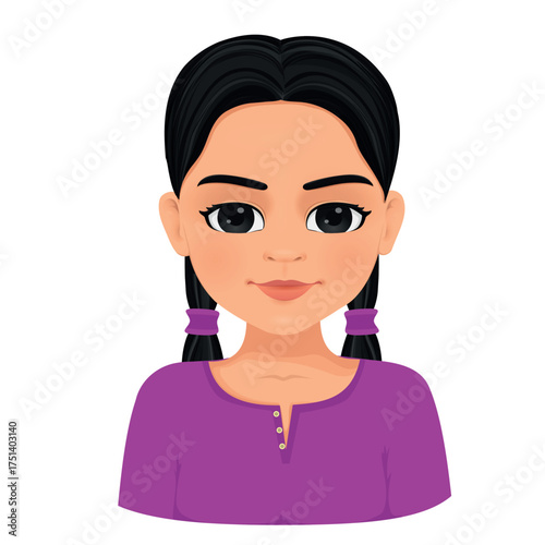 portrait of beautiful young woman