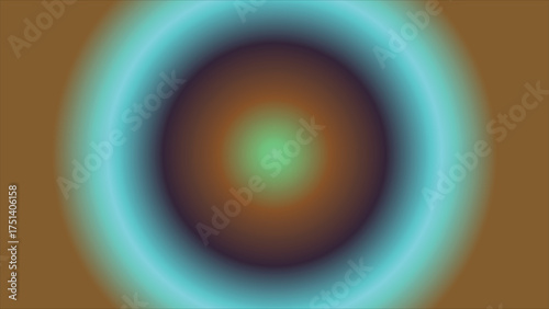 Abstract radial gradient banner with vibrant color transitions and clean design elements