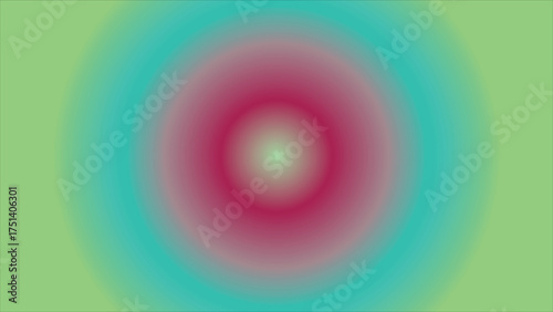 Abstract radial gradient banner with vibrant color transitions and modern design elements