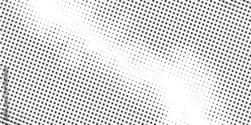 Halftone dotted abstract background. Grain gradient texture background with dots. Noise Stipple pointillism pattern. Sand, grain, grunge stipple effect. Abstract texture, engraved overlay. Vector