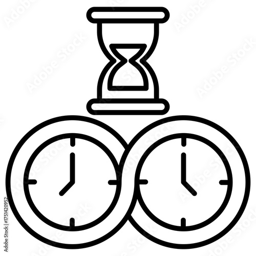 Long Term Outline Icon
