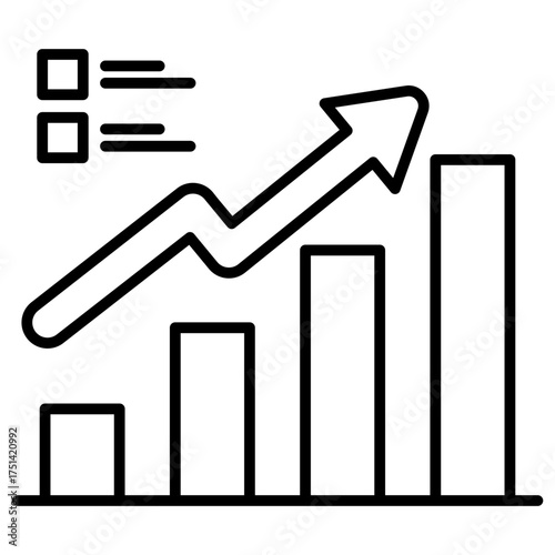 Increase Outline Icon