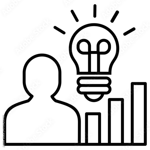 Business Intelligence Outline Icon