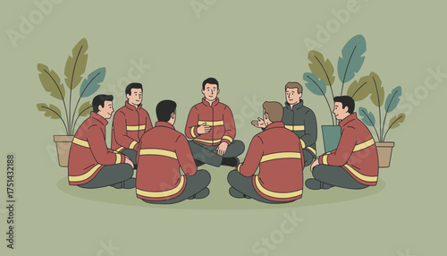 First responders meet for communication collaboration and peer support