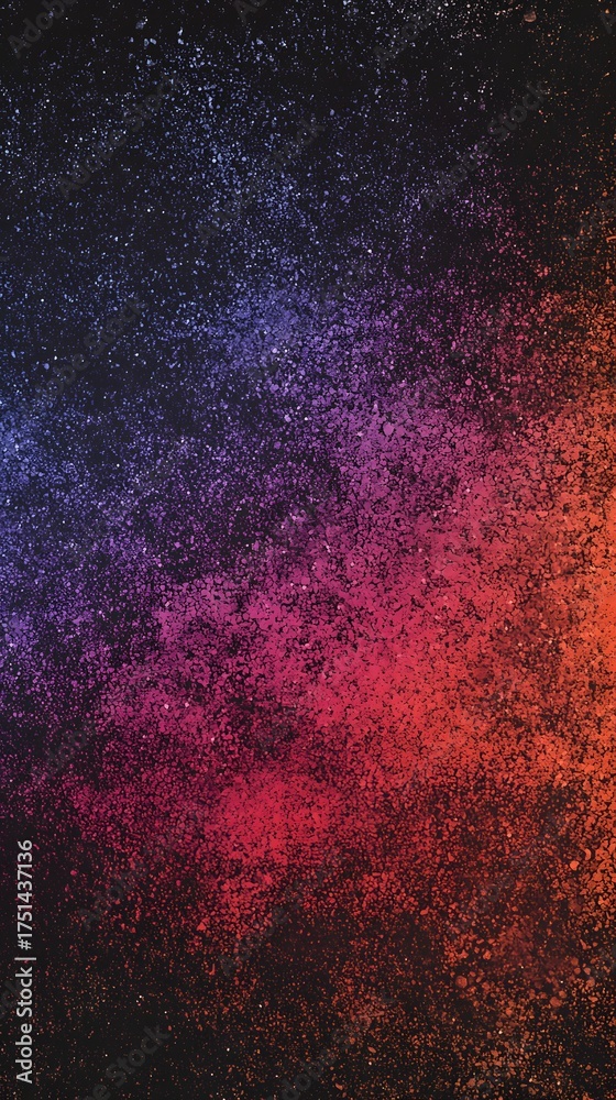 Fototapeta premium Dark Gradient Background with Purple, Red, and Orange Hues