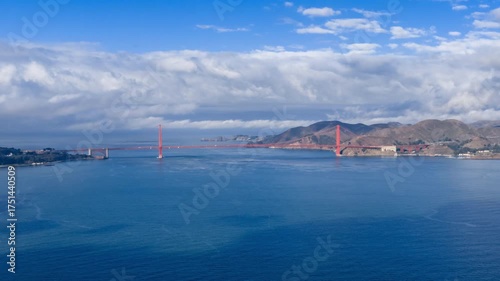 Golden Gate Bridge Aerial Hyper Lapse
