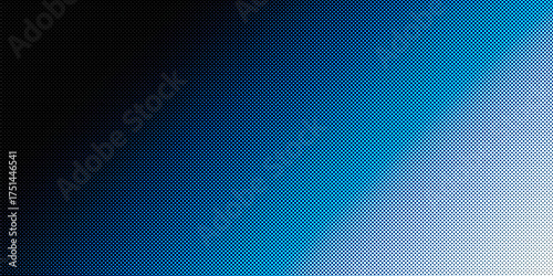 Abstract blue and black gradient pattern with a grid overlay, transitioning from dark to light, creating a dynamic visual effect