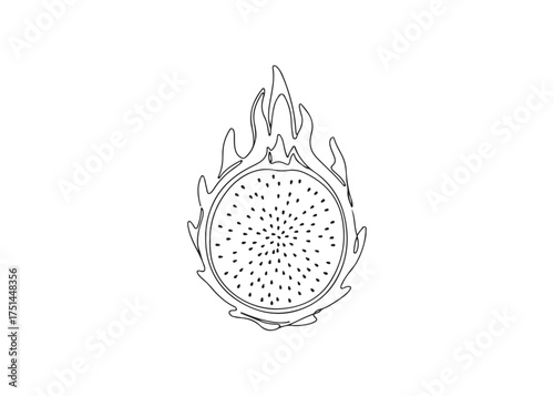 A diverse collection of marine life illustrations featuring various fish, a shark, and a seahorse in a clean black and white outline style