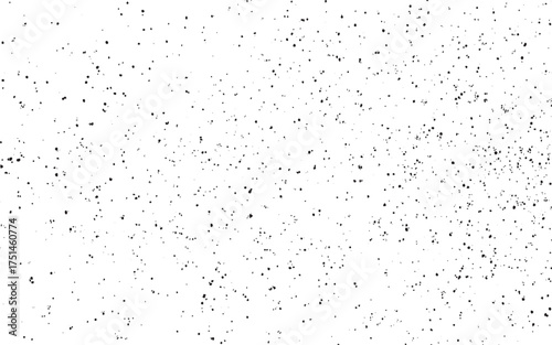 Dirty or dust film grain speck grit grunge overlay on white background grain noise  Speckle grain dot white paper noise texture with distress effect vector illustration 