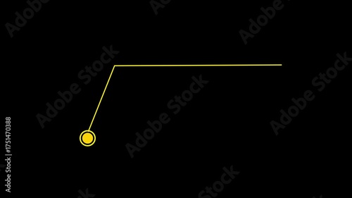 HUD call out elements pack animation on black background. Call Out on black background Simple HUD elements frame lines call-out animation