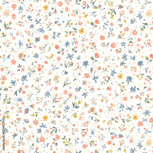seamless pattern with flowers