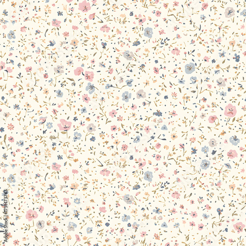 seamless pattern with flowers